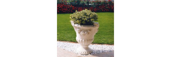 cast marble planter