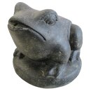 Frog fountain on base, various sizes H 22 - 33 cm, black...