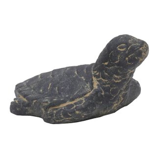 Sea turtle, L 18 cm, black antique