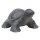 Turtle,  23  - 60 cm, stone figure, garden decoration, black antique, frost-proof