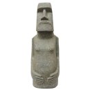 Moai, Osterinsel-Figur mit Körper, H 100 cm, Steinmetzarbeit aus Basanit