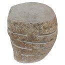 Exclusive stone lantern / stone stool with slits, H 45...