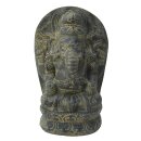 Sitting Ganesha, H 27 cm, black antique