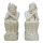 Traditional Balinese Wedding Couple, 100 cm, stone figures, cast stone, garden deco, white antique, frost-proof