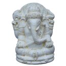 Sitting Ganesha statue "Lotus", 30 cm, stone...