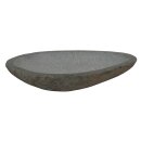 Exclusive bird bath, stone bowl, Ø 35 - 40 cm, hand carved from riverstone, garden deco, frost-proof