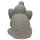Sitting stone elephant, 50 cm, cast stone, natural concrete finishing, garden-deco-figure, frost-proof