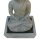 Buddha fountain "Meditation" with basin, H 135 cm, hand carved from basanite