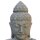 Buddha Wasserspiel mit Becken, H 135 cm, Steinmetzarbeit aus Basanit