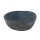 Small stone bowl, small bird bath, oval, Ø 20 cm, hand carved from natural stone
