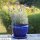 Pflanzgefäß Blumentopf Pflanzkübel Paeonia Ø 20 H 19cm royalblau glasiert mit Untersetzer frostfest