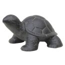Schildkröte, 40 cm, Steinfigur, Garten-Deko, schwarz...