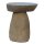 Bird bath, &Oslash; 35 - 40 cm with base, hand carved from riverstone