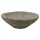 Stone bowl, bird bath "Lotus", Ø 40 cm, outside picked surface, hand carved from natural stone (basanite), garden deco, frost-proof