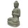Sitting Buddha figure "Chakra", 75 cm, hand carved from natural stone (basanite), garden deco, frost-proof