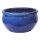 Planter flowerpot planting bowl Azalea, various sizes, in royal blue glazed, frostproof
