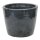 Planter flowerpot Jasmine Ø 23 H 18cm in grey glazed frostproof