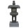 Japanese stone lantern "Osaka", H 70 cm, hand carved from grey lava stone, garden deco, frost-proof