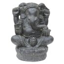 Ganesha Statue, sitzend, 40 cm, Steinfigur, Garten-Deko,...