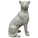 Exclusive puma, XL stone figure, 156 cm, terrazzo...