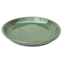 Trivet plate for planter Ø 24cm green color glazed...