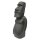 Moai-Head, Easter Island Statue with body, 100 cm, stone figure, garden deco, black antique, frost-proof