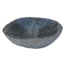 B-grade! Small stone bowl, small bird bath, oval, various sizes Ø 18 - 30 cm, hand carved from natural stone, frost-proof