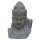 Sri Dewi bust, 100cm, stone statue, glassfibre reinforced concrete (GRC), garden deco, brown antique, frost-proof