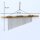 Original large Bali bamboo / metal wind chime, 70 cm, decoration and chime for the garden, terrace or balcony