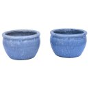 B-grade! Set of 2 planter flowerpot planting bowl...