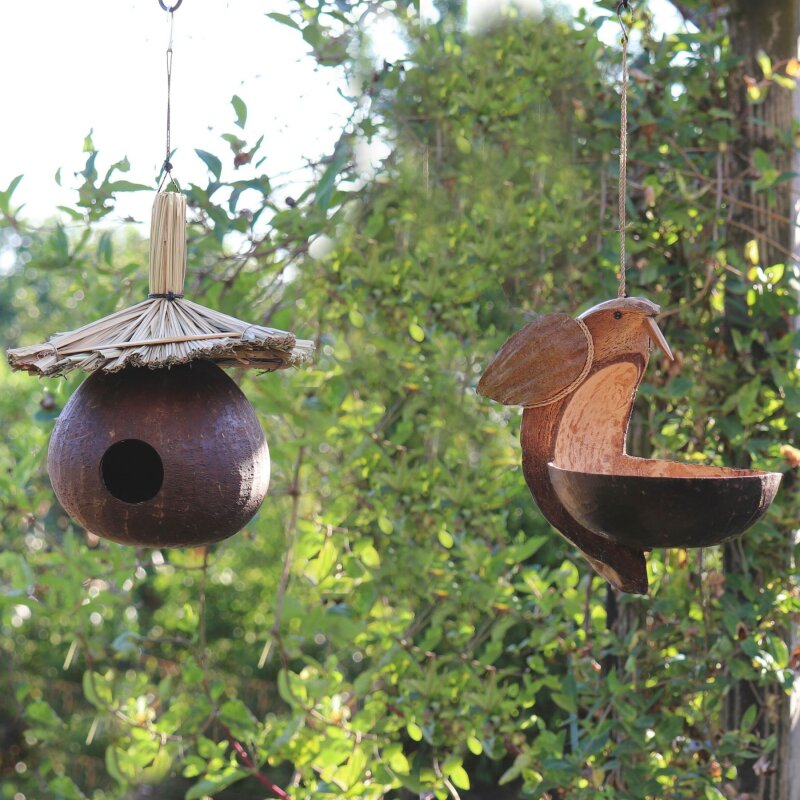 Spoontiques Weinfass Vogelhaus – Dekoratives Garten-Deko-Stück Für Terrasse, Garten Oder Balkon