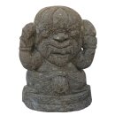 Bargain! Sitting Ganesha statue, 60 cm, stone figure, hand carved, garden deco, frost-proof