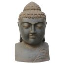 B-Ware! Buddha-Kopf-Büste, 75 cm, Steinmetzarbeit...