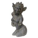 Dewi Sita torso / statue, stone sculpture, garden decoration, various sizes 30 - 60 cm, black antique
