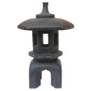 Japanese stone lantern "Yukimi", 70 cm, cast stone, back antique, garden deco, frost-proof