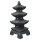 XL Japanische Steinlaterne Pagode "Goju", 120 cm, Steinguss, schwarz antik, Garten-Deko, frostfest