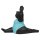 Chubby lady in the splits with turquoise swimsuit, 90 cm, stone figure, GRC material, pool and garden decoration, frost-proof