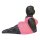 Mollige Dame im pinken Badeanzug, auf dem Bauch, 80 cm, Steinfigur, GRC Material, Pool und Garten-Deko, frostfest