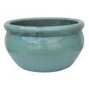 B-Ware! Pflanztopf Blumentopf Pflanzschale Azalea, Ø 44 H 24cm, seladonfarbe glasiert, frostfest