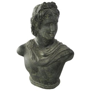 David B&uuml;ste / Kopf, verschiedene Gr&ouml;&szlig;en 40 - 60 cm, schwarz antik