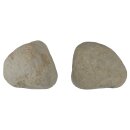 Set of 2 stone lanterns, garden lamps with ornament, 35...