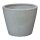 B-Ware! XL Pflanzgefäß Blumentopf Pflanzkübel Jasmine Ø 47 H 38 cm grauweiß glasiert frostfest