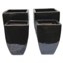 Set of 4 XL/L planter flowerpot Pitaya H 57 & 47 cm,...