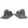 Solid stone-lion-pair on base, 56 cm, stone statue, cast stone, garden-deco, black antique, frost-proof