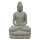 Sitting Buddha figure "Meditation", 35 - 150 cm, hand carved from natural stone (basanite), garden deco, frost-proof