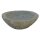 Stone bowl, bird bath "Lotus", 30 - 75 cm, outside picked surface, hand carved from natural stone (basanite), garden deco, frost-proof