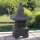 Japanese stone lantern "Nara", H 42 cm, hand carved from grey lava stone (andesite)