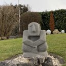Abstrakter Affe "Monkey", 62cm, Steinfigur, Steinguss in Betonoptik, Garten-Deko, frostfest