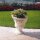 Mediterranean planter / vase &quot;Rose&quot;, &Oslash; 66 cm, H 77 cm, white