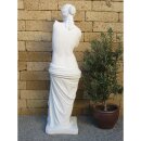 Mediterrane Steinfigur "Venus von Milo", H 130 cm, weiß